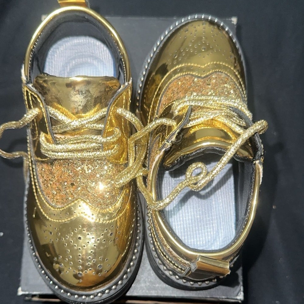 Toddlers Boys Glitter Wedding Homecoming Prom Concert Oxfords
